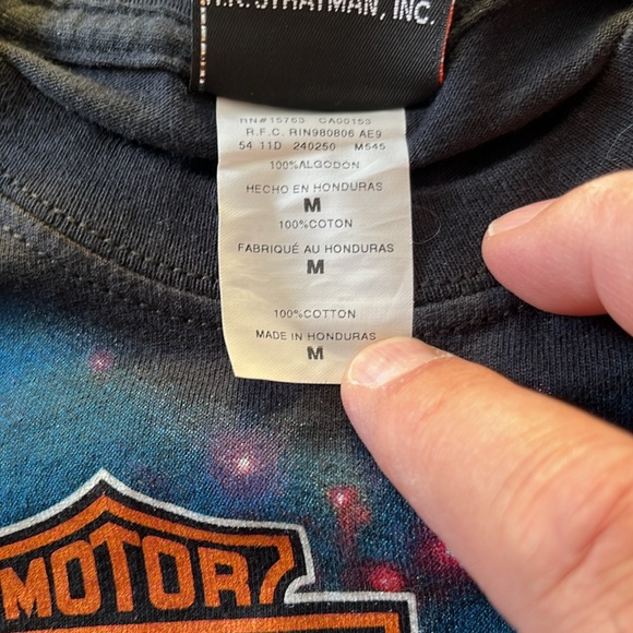 Harley Davidson, Marvin the Martin, Looney Tunes trademarked size medium t shirt - Picture 4 of 11